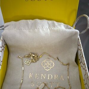 Kendra Scott Gold Necklace